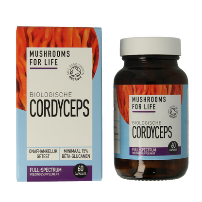 Mushrooms for Life Cordyceps bio 60 Capsules