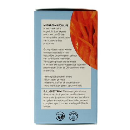 Mushrooms for Life Cordyceps bio 60 Capsules