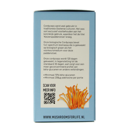 Mushrooms for Life Cordyceps bio 60 Capsules