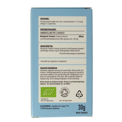 Mushrooms for Life Tremella bio 60 Capsules