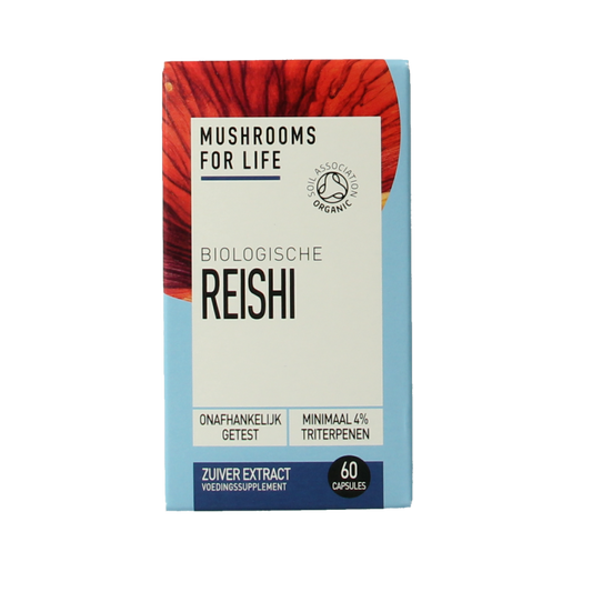 Mushrooms for Life Reishi bio 60 Capsules