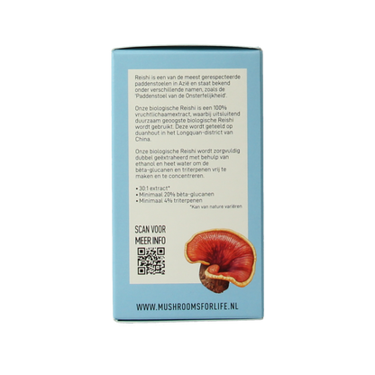 Mushrooms for Life Reishi bio 60 Capsules