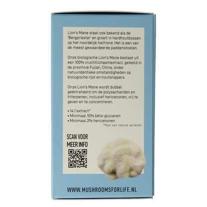 Mushrooms for Life Lion's mane bio 60 Capsules