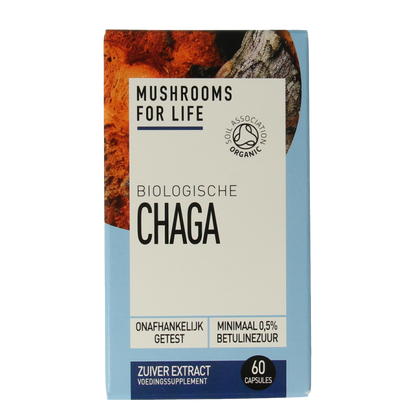 Mushrooms for Life Chaga bio 60 Capsules
