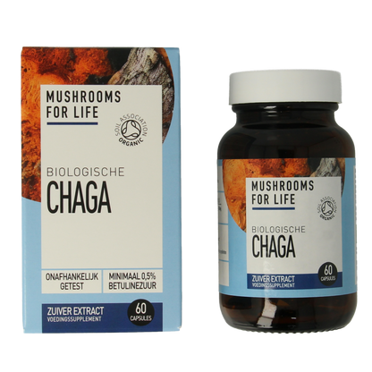 Mushrooms for Life Chaga bio 60 Capsules
