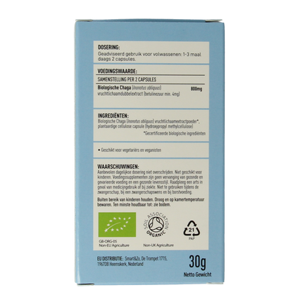 Mushrooms for Life Chaga bio 60 Capsules