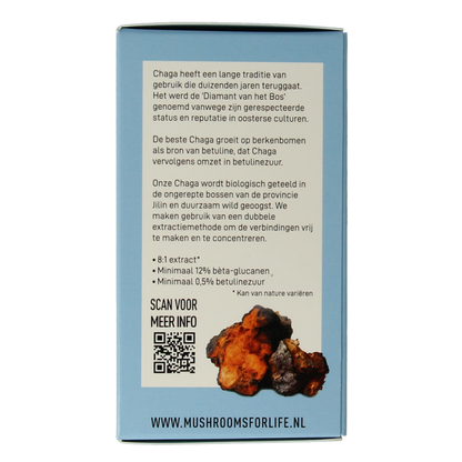 Mushrooms for Life Chaga bio 60 Capsules