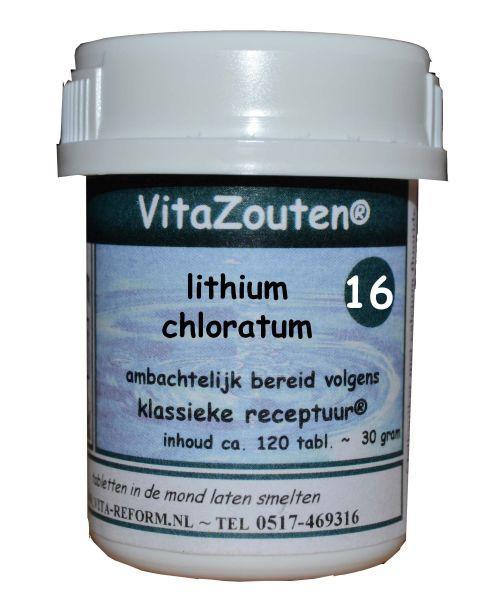 Vitazouten Lithium chloratum VitaZout nr. 16 120.00 Tabletten