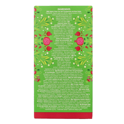 English Tea Shop Green tea pomegranate bio 20 Zakjes