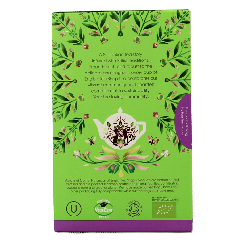 English Tea Shop Jasmin green tea bio 20 Zakjes