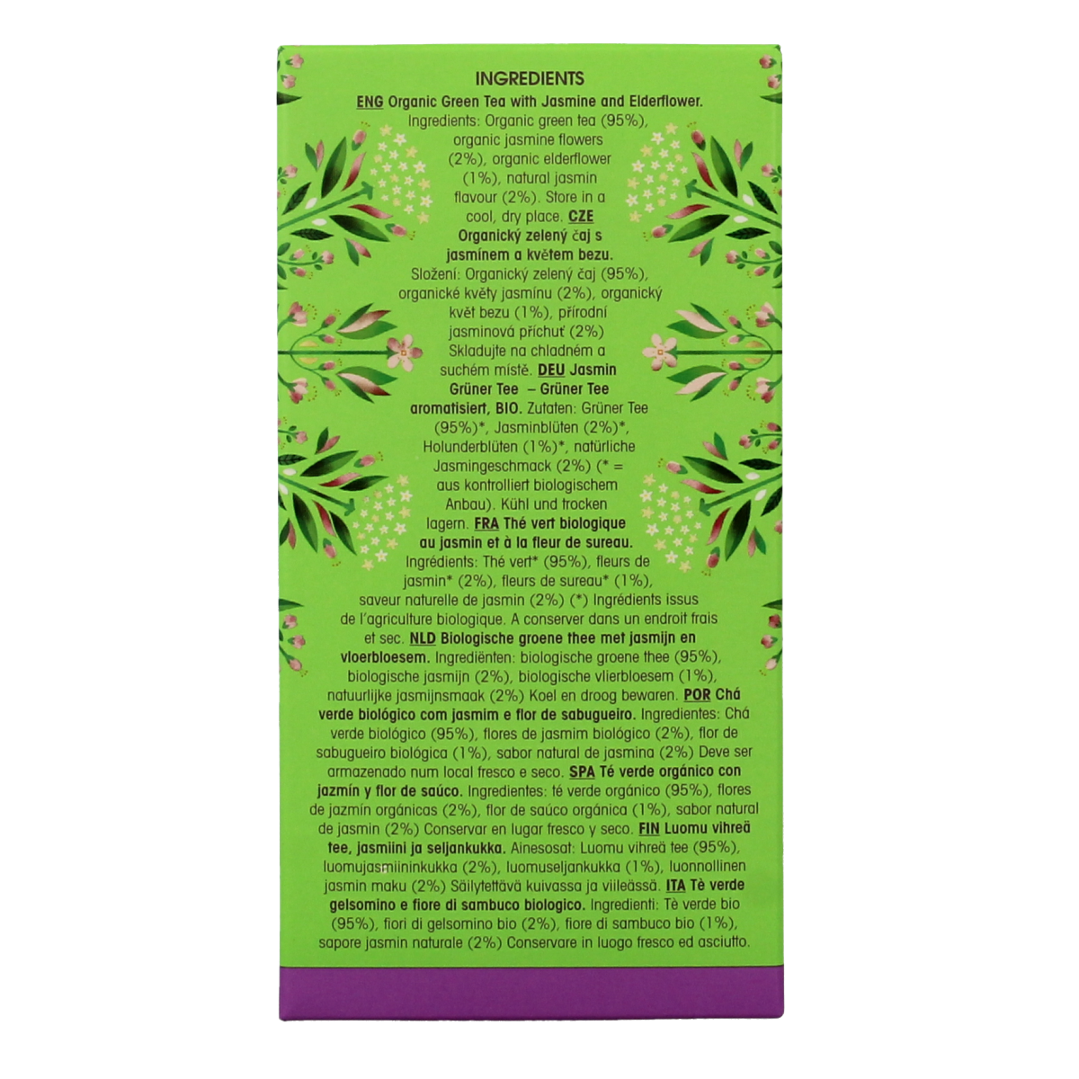 English Tea Shop Jasmin green tea bio 20.00 Zakjes