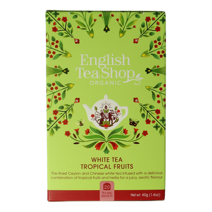 English Tea Shop White tea tropical fruits bio 20 Zakjes