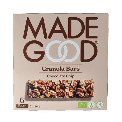 Made Good Granola bar chocolate chip 24 gram bio 6 Stuks