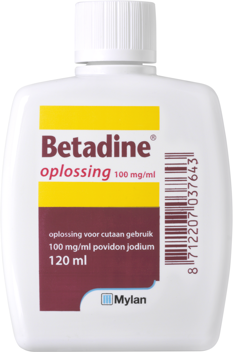 Betadine Jodium oplossing 100mg/ml 120.00 Milliliter