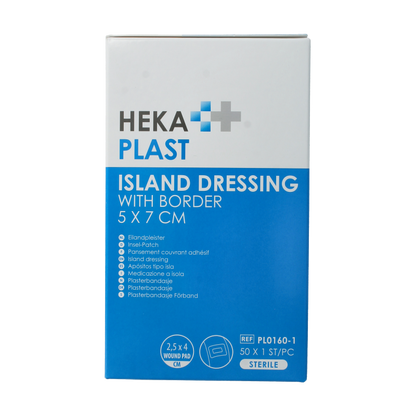 Hekaplast Border 5cmx7cm eiland 50 Stuks