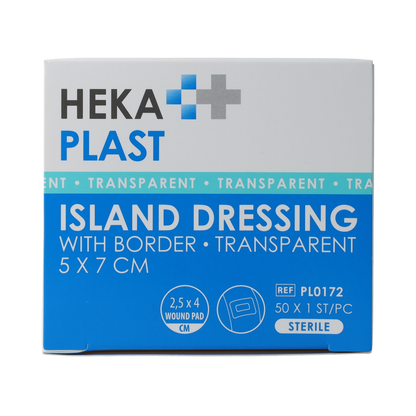 Hekaplast Border 5cm x 7cm transparant 50.00 Stuks