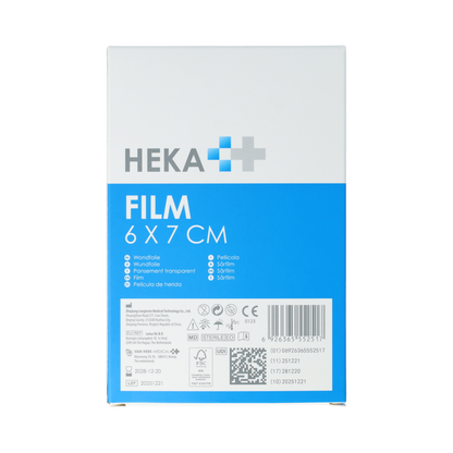 Hekafilm Wondfolie 6 x 7cm  10.00 Stuks