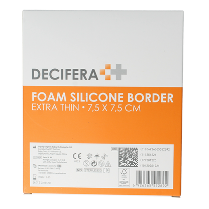 Decifera Foam border 7.5 X 7.5cm 5.00 Stuks