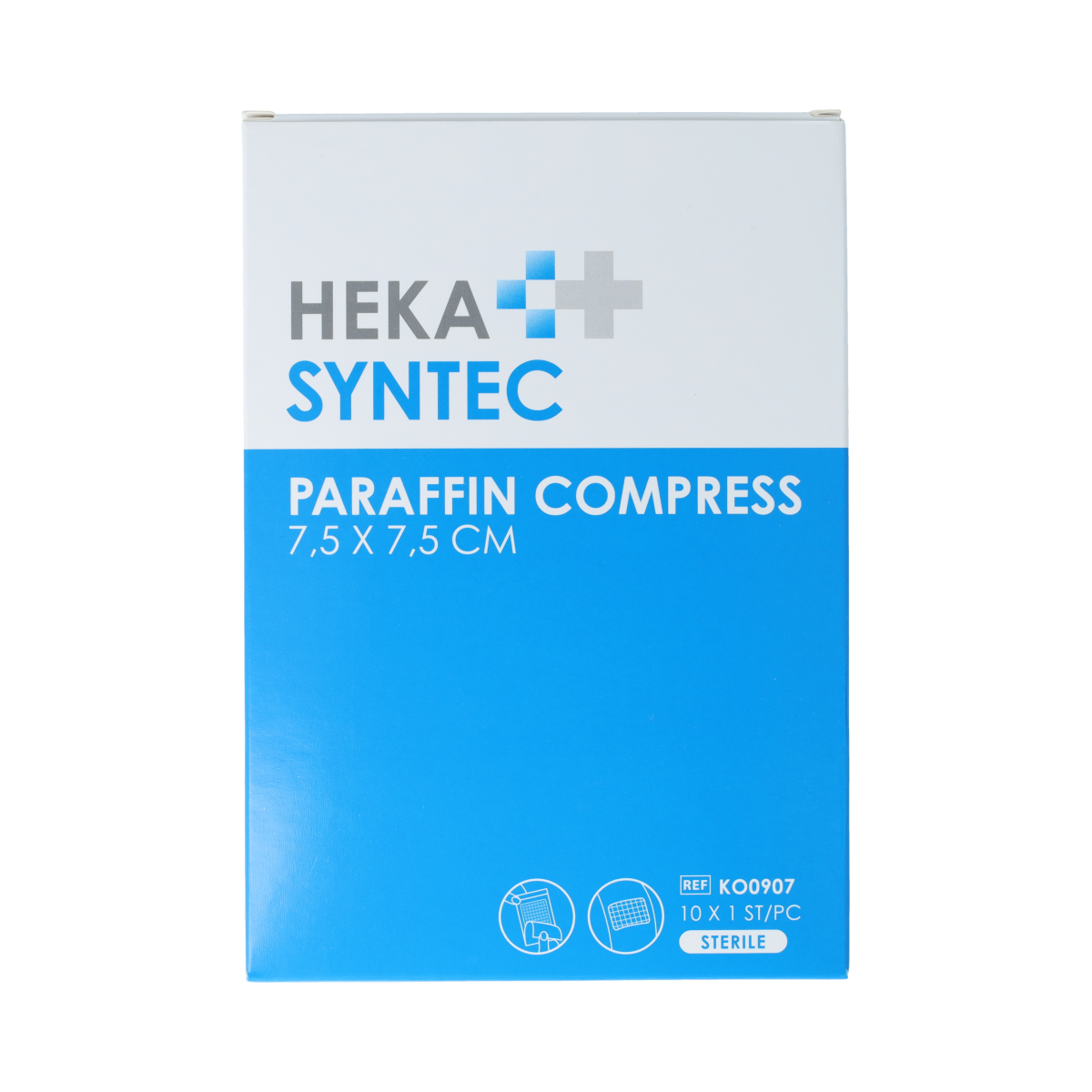 Heka Synthetisch zalfgaas 7.5 x 7.5cm 10.00 Stuks