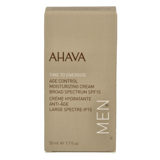Ahava Men age control moisturizing gezichtcreme SPF15  50.00 Milliliter