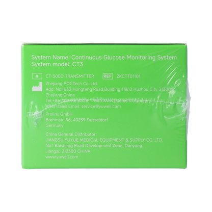 Yuwell Anytime Glucose Transmitter CT3 (voor 2 jaar) 1.00 Stuks
