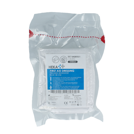 Hekafix Traumaverband 9.5 x 18cm 1 Stuks