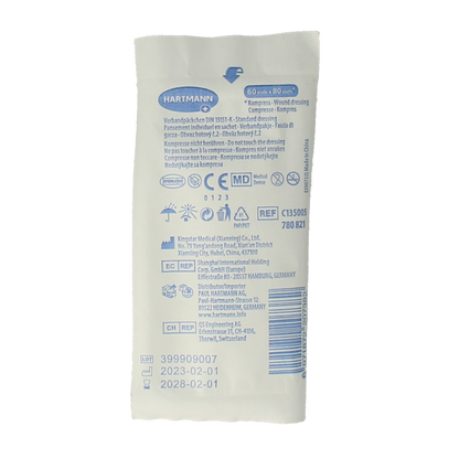 Hartmann Snelverband klein 6 x 8 cm 1.00 Stuks