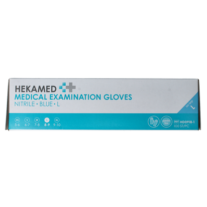 Heka Hekamed handschoen soft nitril L 100.00 Stuks