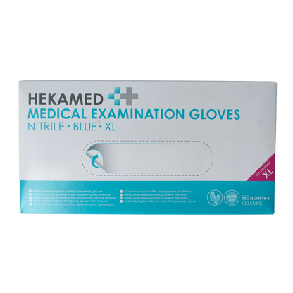 Hekamed Hekamed handschoen soft nitril XL 100.00 Stuks