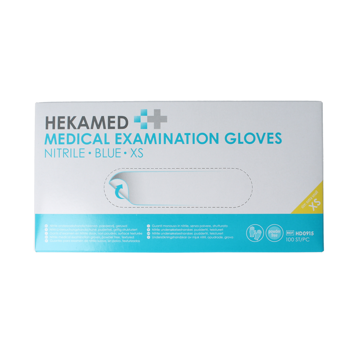 Hekamed Hekamed handschoen soft nitril XS 100.00 Stuks