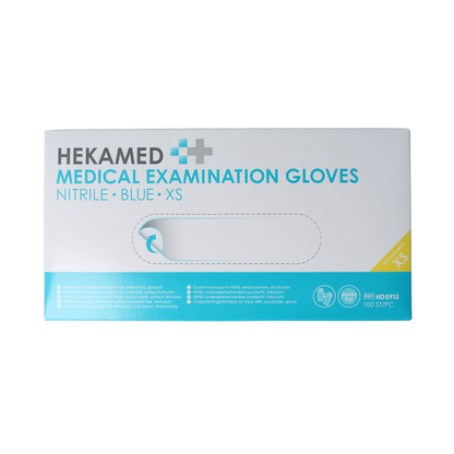 Hekamed Hekamed handschoen soft nitril XS 100.00 Stuks
