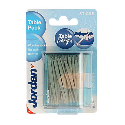 Jordan Tandenstoker tafeldispenser 125 stuks 1 Stuks
