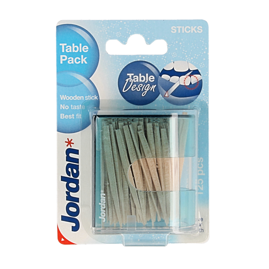 Jordan Tandenstoker tafeldispenser 125 stuks 1 Stuks