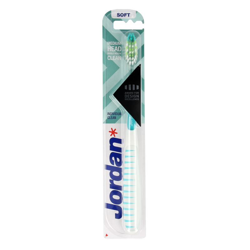 Jordan Tandenborstel individual clean soft 1 Stuks