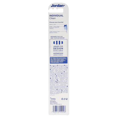 Jordan Tandenborstel individual clean soft 1 Stuks