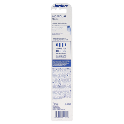 Jordan Tandenborstel individual clean soft 1.00 Stuks