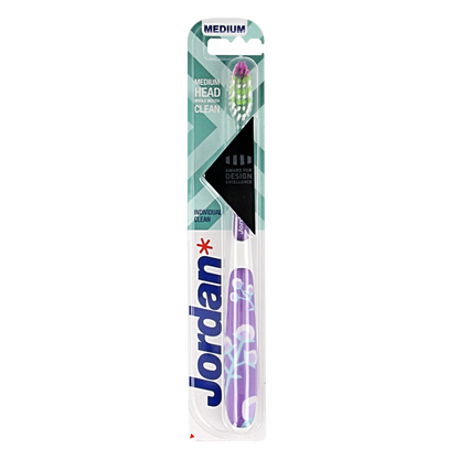 Jordan Tandenborstel individual clean medium 1 Stuks