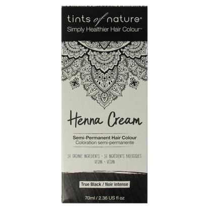 Tints Of Nature Henna cream black semi permanent 70 Milliliter