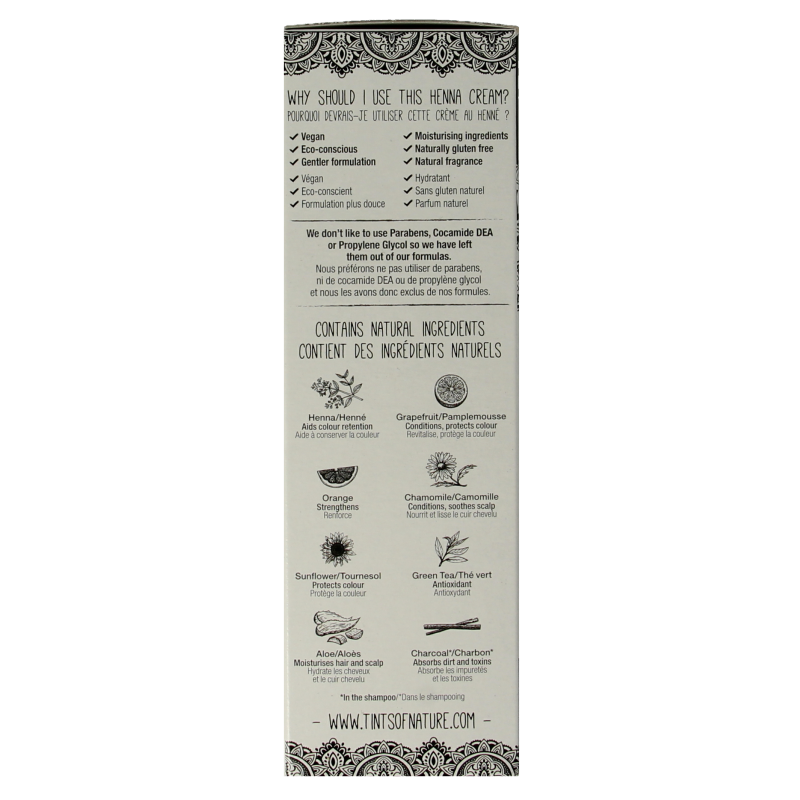 Tints Of Nature Henna cream black semi permanent 70 Milliliter