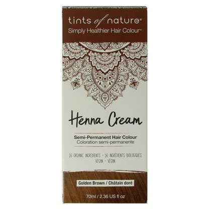 Tints Of Nature Henna cream golden brown semi permanent 70.00 Milliliter