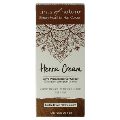 Tints Of Nature Henna cream golden brown semi permanent 70 Milliliter