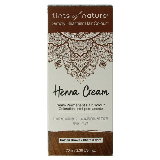 Tints Of Nature Henna cream golden brown semi permanent 70 Milliliter