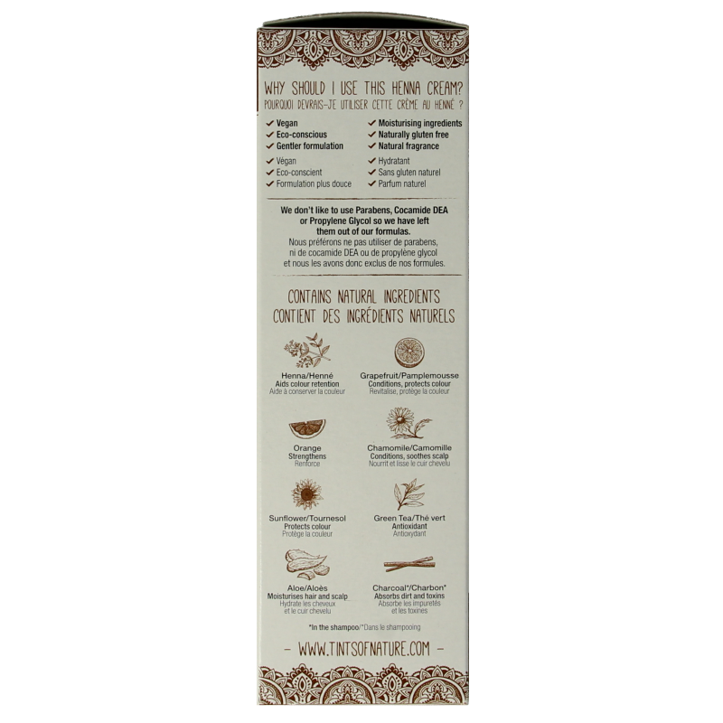 Tints Of Nature Henna cream golden brown semi permanent 70 Milliliter