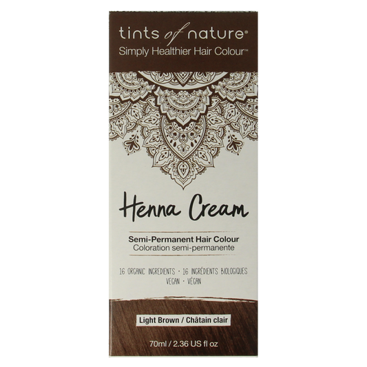 Tints Of Nature Henna cream light brown semi permanent 70 Milliliter