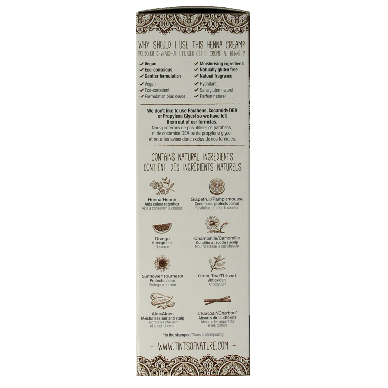 Tints Of Nature Henna cream light brown semi permanent 70 Milliliter