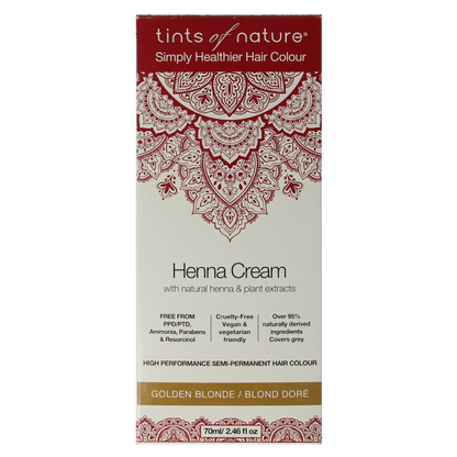 Tints Of Nature Henna cream golden blond semi permanent 70 Milliliter