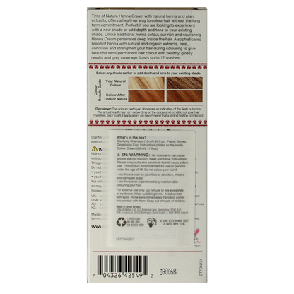 Tints Of Nature Henna cream golden blond semi permanent 70 Milliliter