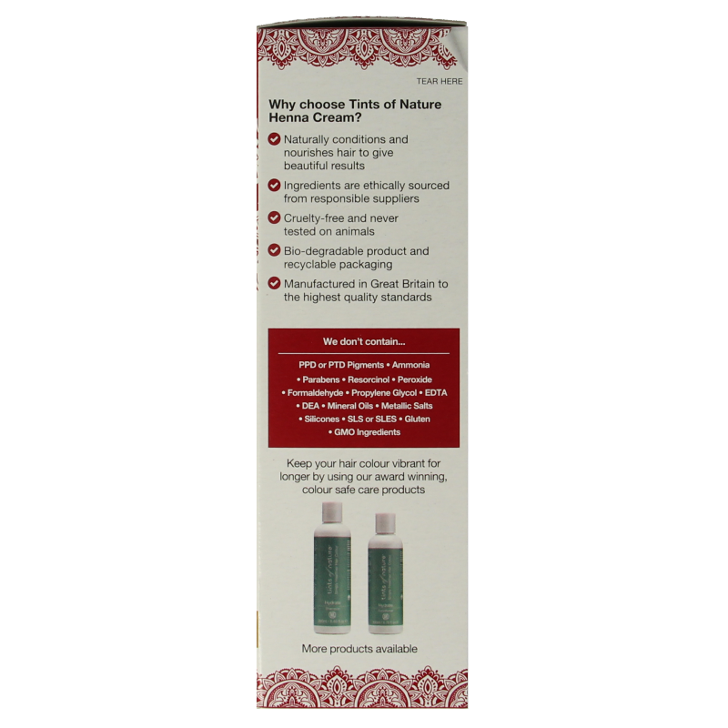 Tints Of Nature Henna cream golden blond semi permanent 70 Milliliter