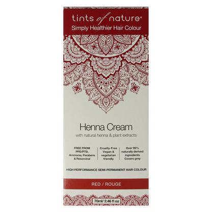 Tints Of Nature Henna cream red semi permanent 70 Milliliter