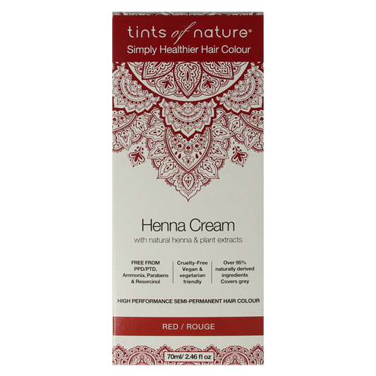 Tints Of Nature Henna cream red semi permanent 70 Milliliter